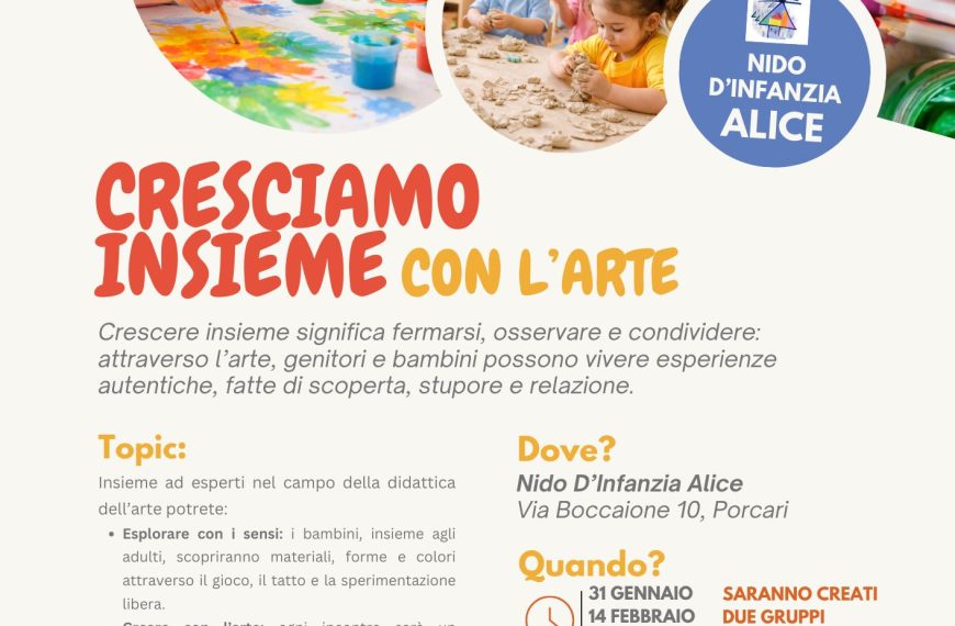 Cresciamo Insieme con l’Arte: Un Viaggio Creativo per Grandi e Piccini